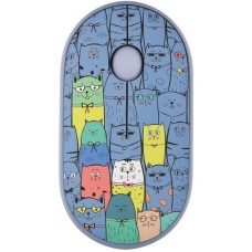 Миша 2E MF300 Pets Cats Silent Wireless Blue (2E-MF300WPETSBL)