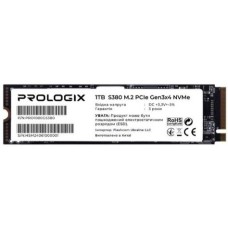 SSD-накопичувач ProLogix S380 2280 PCIe Gen 3.0 x4 NVMe 1TB (PRO1000GS380)