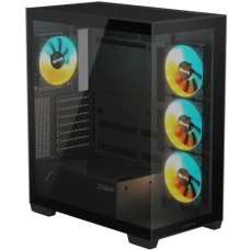Корпус Gigabyte C500 Panoramic Stealth Black with window (GB-C500P ST)
