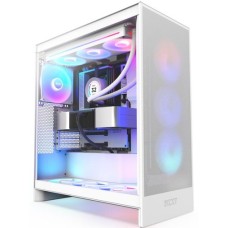 Корпус NZXT H7 Flow RGB White with window (CM-H72FW-R1)