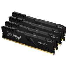 Оперативна пам’ять Kingston FURY (ex. HyperX) Beast XMP Black DDR4 4x16GB (KF432C16BB1K4/64)