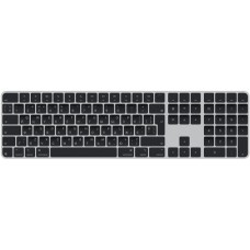 Клавіатура Apple Magic Keyboard with Touch ID and Numeric Keypad for Mac models with Apple silicon USB-C - Ukrainian Black Keys (MXK83)