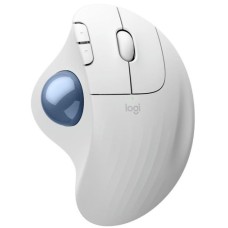 Миша Logitech Ergo M575S Trackball Wireless Off-White/Blue (910-007030)
