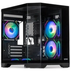 Корпус QUBE Crystal ARGB Black with window (CRYSTAL_GBNU3)
