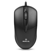 Миша Real-EL RM-214 Black (EL123200039)