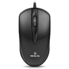Миша Real-EL RM-214 Black (EL123200039)