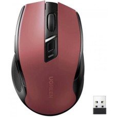Миша UGREEN MU006 Ergonomic Silent Wireless Red (25752)
