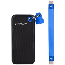 Зовнішній SSD-накопичувач Verbatim Pocket 1TB Black/Blue (32191)