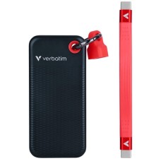 Зовнішній SSD-накопичувач Verbatim Pocket 2TB Black/Red (32196)