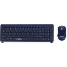 Комплект клавіатура+миша Maxxter KMS-WCM-01BL-UA Wireless Dark Blue