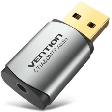 Зовнішня звукова карта Vention OMTP-CTIA Metal (CDLH0)