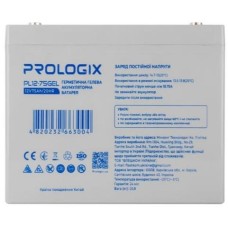 Батарея для інвертора ProLogix 12V 75Ah GEL (PL12-75GEL)