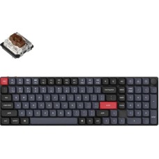 Клавіатура Keychron K17 Pro 100Key Gateron MX 2.0 Brown QMK White Led UKR/ENG WL/BT/USB Black (K17P-A3-UA)