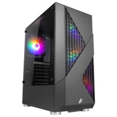 Корпус 1stPlayer F3-A-BK-4F1 Black with window