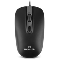 Миша Real-EL RM-222 Black (EL123200040)