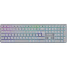 Клавіатура Canyon HKB-W11 UKR/ENG BT/WL Grey (CNS-HBTK11G)