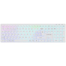 Клавіатура Canyon HKB-W11 UKR/ENG BT/WL White (CNS-HBTK11W)