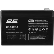 Батарея для ДБЖ 2E GS 12V 9Ah AGM (2E-GS12-9)
