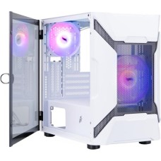 Корпус 1stPlayer D3-A-WH-1F7-14-W-1F7-W White with window