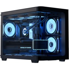 Корпус AeroCool P300C-G-BK-v1 Black with window (ACCS-PN02033.11)