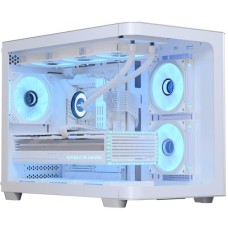 Корпус AeroCool P300C-G-WT-v1 White with window (ACCS-PN02033.21)