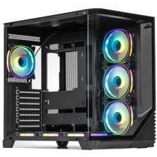 Корпус QUBE MIRAGE 7ARGB Black with window (MIRAGE_GBNU3)