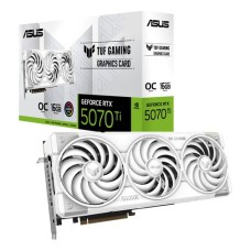 Відеокарта ASUS TUF Gaming GeForce RTX 5070 Ti 16GB GDDR7 White OC Edition (TUF-RTX5070TI-O16G-WHITE-GAMING)