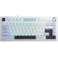 Клавіатура Aula F75 Gasket Reaper Switch Hot-Swap PBT ENG/UA WL/BT/USB White/Blue/Black (6948391209241)