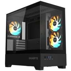 Корпус Gigabyte C201 Panoramic Black with window (GB-C201P)