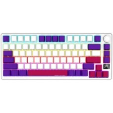 Клавіатура Lorgar KBP7075W Toxic Purple ENG WL/RT/USB White (LRG-KBP7075W-WH-US)