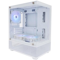 Корпус 1stPlayer Mi2-A-WH-2F7R-W-1F7-W White with window