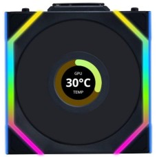 Кулер Lian-Li Uni Fan SL Wireless LCD 120 Reverse Black (G99.12RSLLCD1W1B.00)