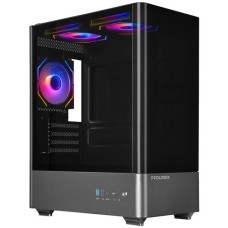 Корпус ProLogix Lumi GM-01AB Glass Black with window