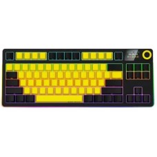 Клавіатура Lorgar KBP70TKLW Toxic Purple ENG WL/RT/USB Black/Yellow (LRG-KBP70TKLW-YL-US)