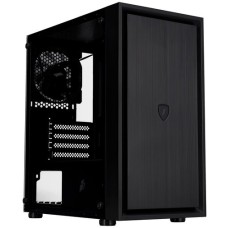 Корпус 1stPlayer B5-M-BK-3F Black with window