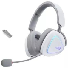 Гарнітура ASUS ROG Delta II Wireless Moonlight White (90YH03W0-BHUA10)