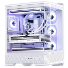 Корпус Jonsbo D400 White with window