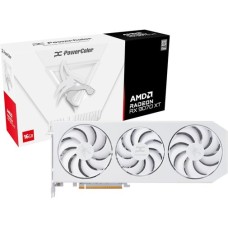 Відеокарта PowerColor Hellhound Spectral White AMD Radeon RX 9070 XT 16GB GDDR6 (RX9070XT 16G-L/OC/WHITE)