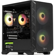 Корпус QUBE Flow Black with window (FLOW_FBNU3)