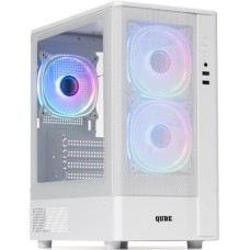 Корпус QUBE Geon ARGB White with window (GEON_GWNU3)