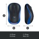 Миша Logitech M185 Blue (910-002236)