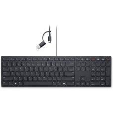 Клавіатура Dell Pro KB525C ENG/UKR Black (580-BBTG)