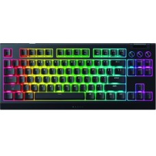 Клавіатура Razer BlackWidow V4 TKL Hyperspeed Orange Mechanical WL/BT/USB Black (RZ03-05480100-R3M1)