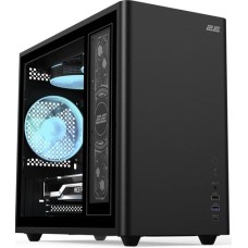 Корпус 2E Credo Plus V350BG Black with window (2E-V350BG)