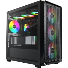 Корпус Montech X5M Black with window