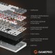 Клавіатура GamePro Genesis Metallic MK110G Red Switches Grey