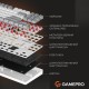 Клавіатура GamePro Genesis Metallic MK110W Red Switches White