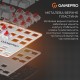 Клавіатура GamePro Genesis Metallic MK110W Red Switches White