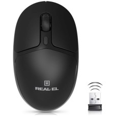 Миша Real-EL RM-335W Wireless Black (EL123200055)