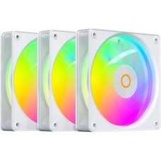 Кулер Ocypus Gamma F12 Elite ARGB Reverse Blade White 3pcs (GAMMA-F12-WH3AM01E-GL)